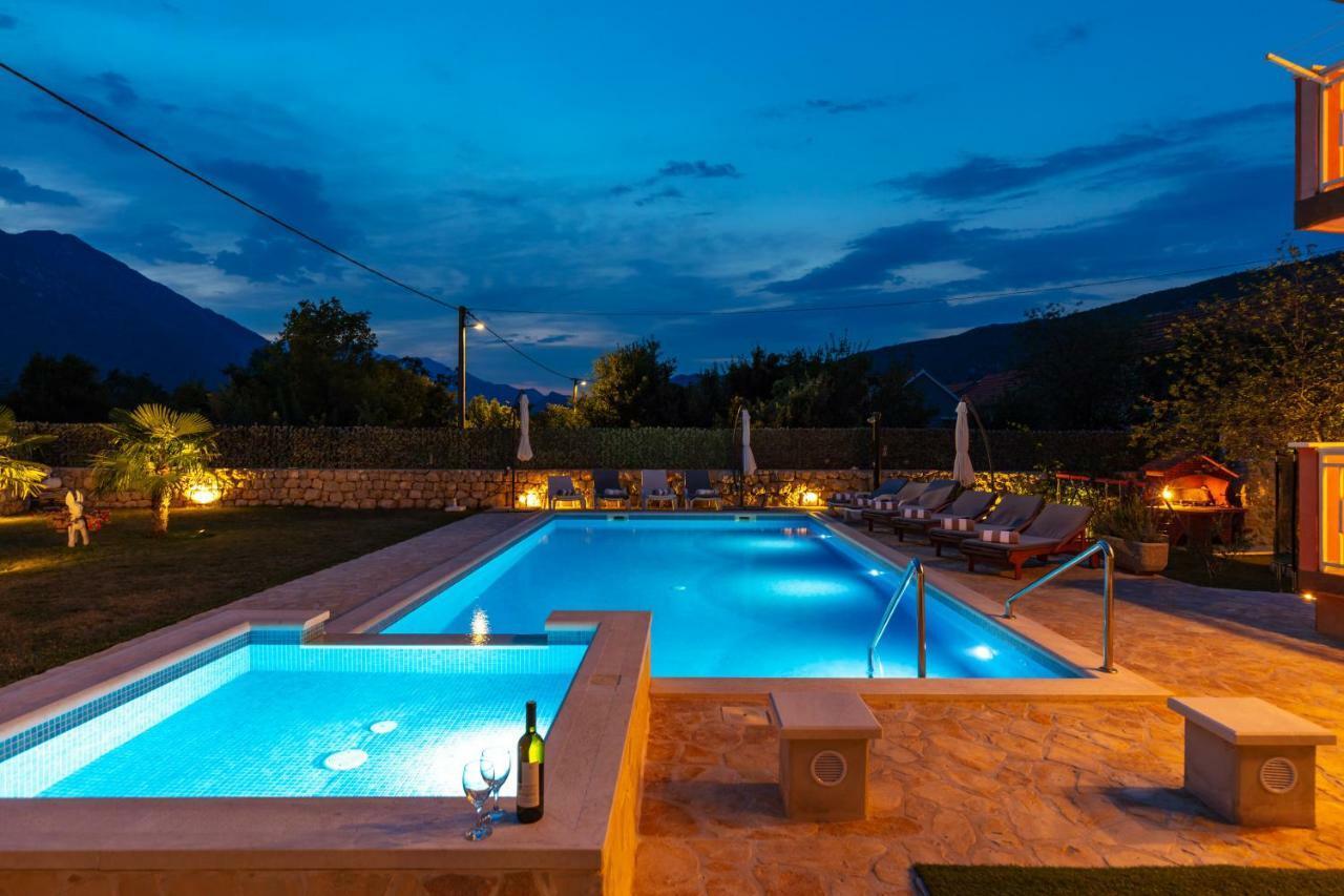 Luxury Villa Poquito Zagvozd Esterno foto