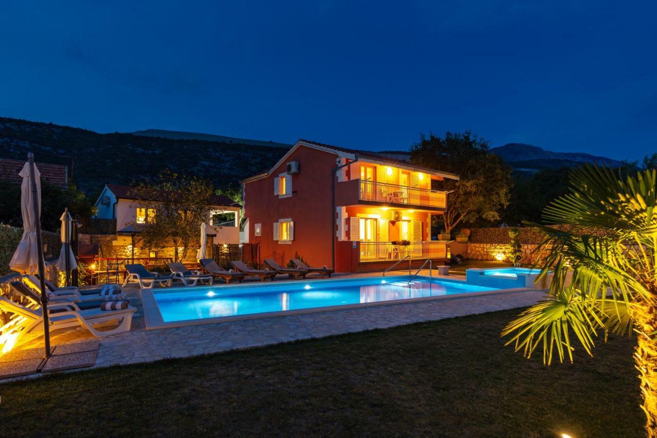 Luxury Villa Poquito Zagvozd Esterno foto